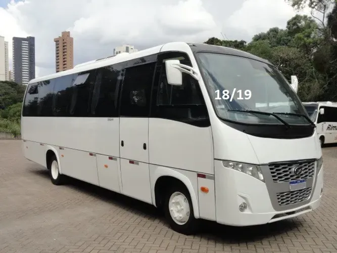 Micro Ônibus Volare DW 9 Executivo M. Benz LO 916 33 Lugares Ano 18/19 Completo.