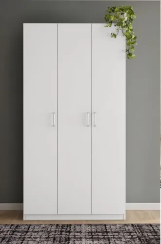 ARMÁRIO TRÊS PORTAS, 2 GAVETAS MODELO LIVE - TOK STOCK