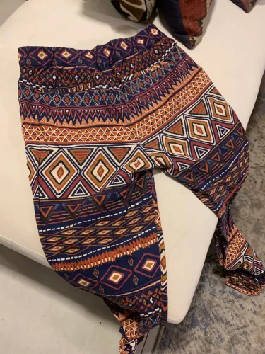 Calça americana estampa étnica TAM 40/42