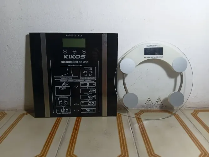 Kit 2 Balanças Digitais Corporais - Balança de Peso