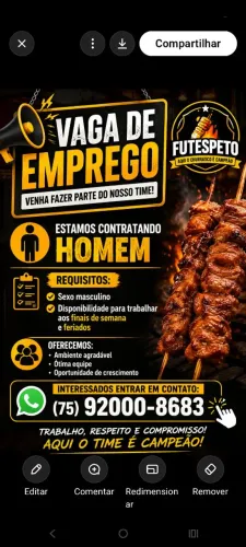Vaga de emprego