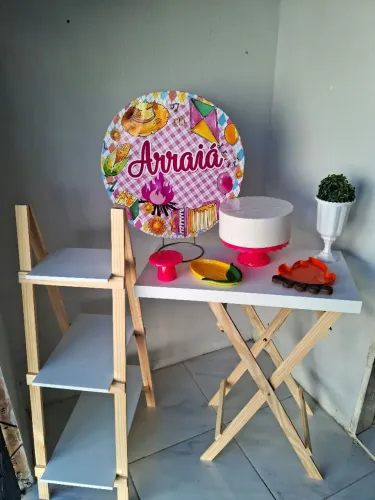 KIT DE ANIVERSÁRIO MESA & CAVALETE