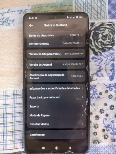 XIAOMI F5 268gb 12ram