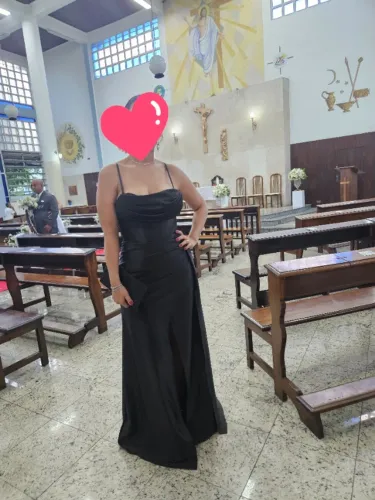 Vestido de festa/madrinha Preto