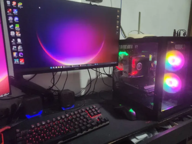 Pc Gamer Ryzen 16GB RAM Placa De Vídeo 8GB Roda Tudo