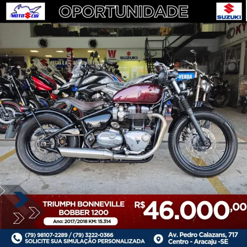 TRIUMPH BONNEVILLE BOBBER 1200 2018