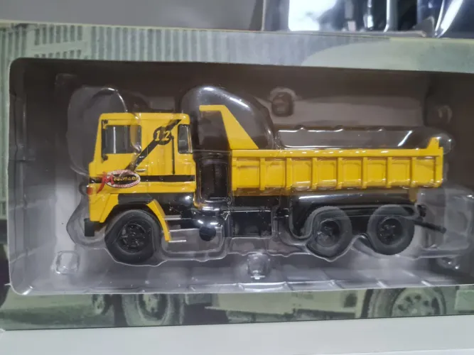 Miniatura Caminhão Scania LKS Caçamba Escala 1/43.