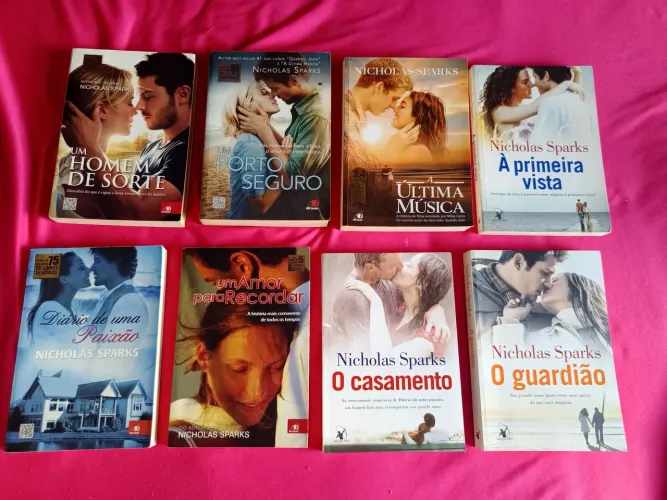 coleção de livros Nicolas Sparks 