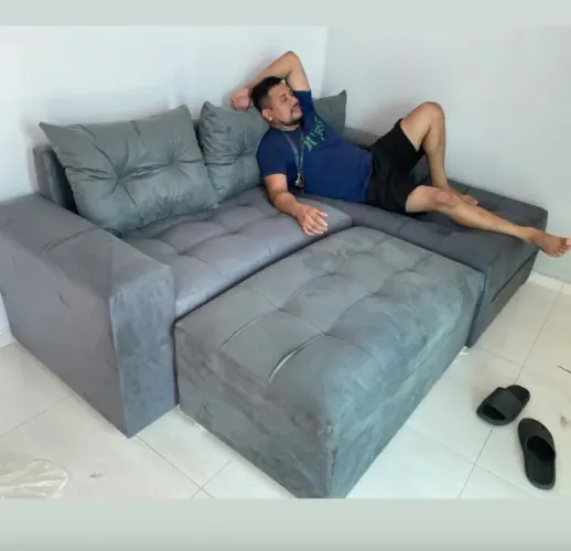 SOFÁ . Cinza oferta relâmpago 