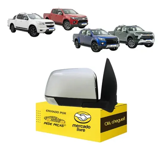 Retrovisor S10 2012 2013 2014 2015 2016 2017 2018 2019 L.d