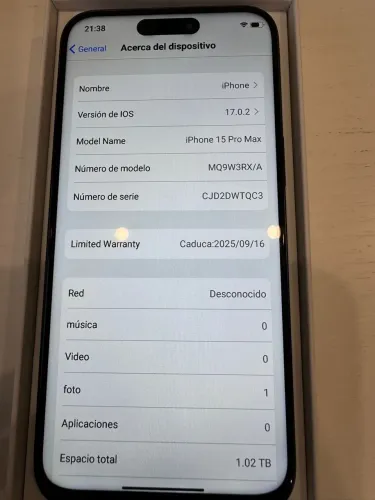 Vendo iPhone 15 pró max