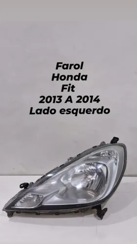 Farol Honda Fit 2013 A 2014 Lado Esquerdo