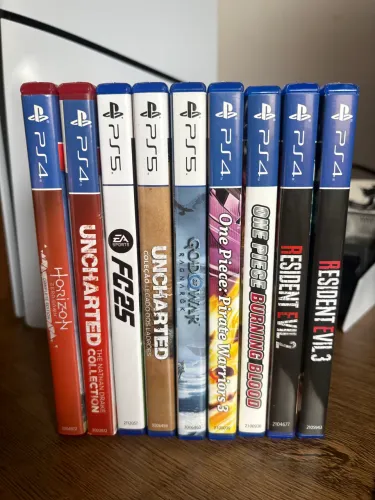 Lote de jogos ps4 e ps5