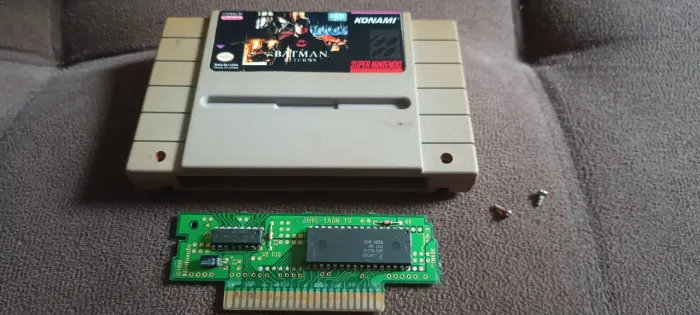 Batman Returns Original SNES Americano Relabel
