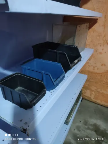 Gaveta plástica empilhável  tamanho 1,3,5