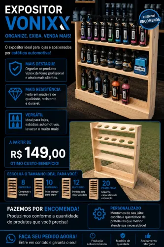 Prateleira para produtos vonix