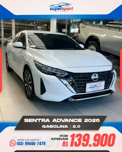 Nissan Sentra Advance 2.0 16V Aut. 2026