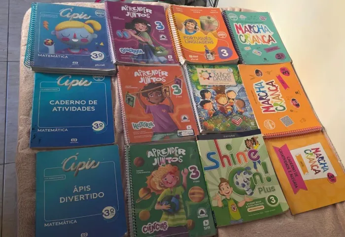 Livros usados/conservados 3° ano fundamental 