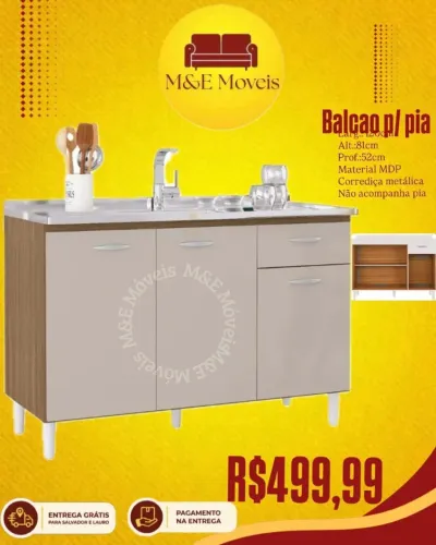 Balcão de pia - Novo 