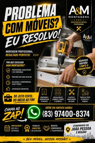 MONTADOR DISPONÍVEL