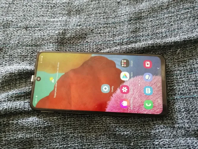 Samsung a51 tela nova em bom estado celular Android desbloqueado barato
