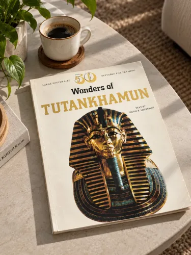 50 Wonders of Tutankhamun - Livro de Arte - Egito Antigo - 1978
