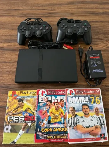 PlayStation 2 Completo + Jogos Clássicos! ?