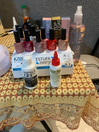 Vendo produtos para unha em gel, esmalte, estufa, e preparador de unhas
