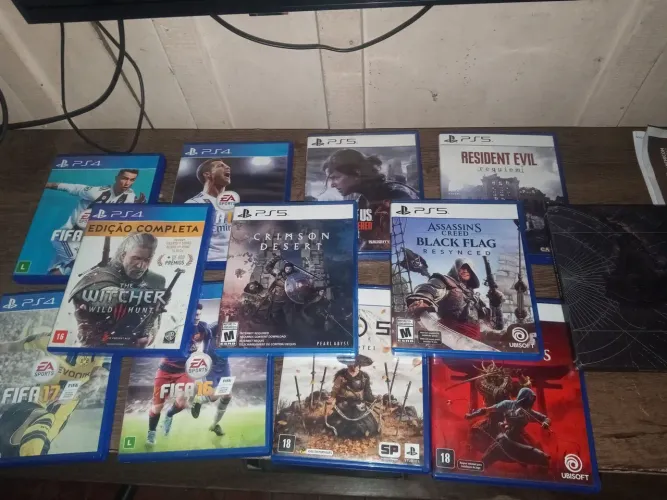 Jogos Mídia Física PS4 e PS5