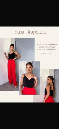 Blusa duna alça