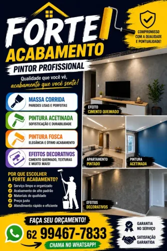 Pintor de apartamento e residência disponível
