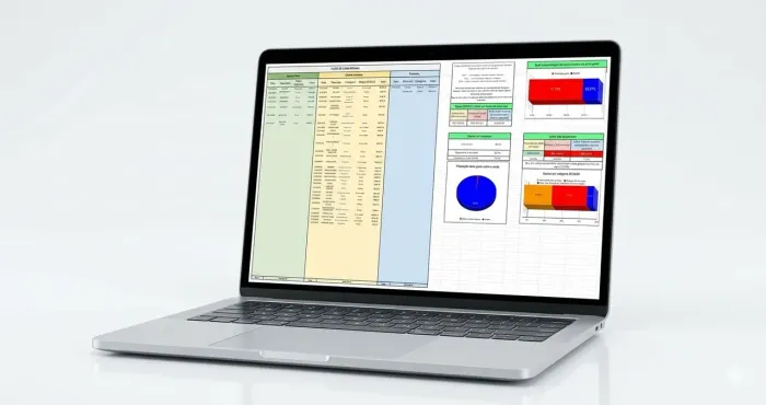 Planilha Controle Financeiro Automática Regra 50/30/20 ExcelL Drive 
