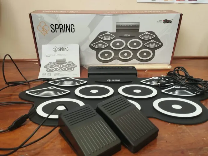Bateria Eletrônica SPRING Portátil