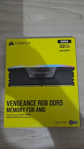 Memória RAM DDR5 Corsair Vengeance RGB 32gb(16x2) 6000MHz - CL30