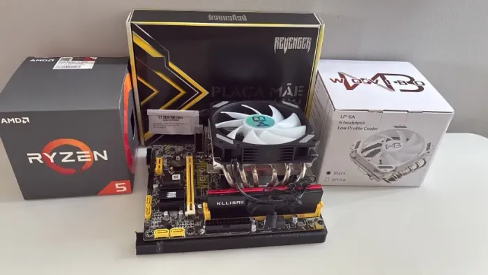 A320 + Ryzen 5 2600 + 16gb ram ddr4 + Cooler