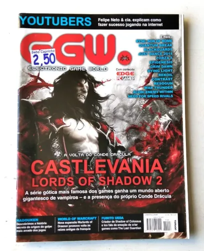 Revista Games - EGW nº 148 - Destaque: Castlevania: Lords of Shadow 2 - 2014 - Usado