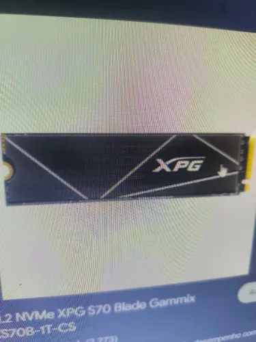 SSD NVMe M.2 XPG Gammix S70 Blade 1TB - Até 7400MB/s (Compatível PS5 e PC)<br>Descrição: