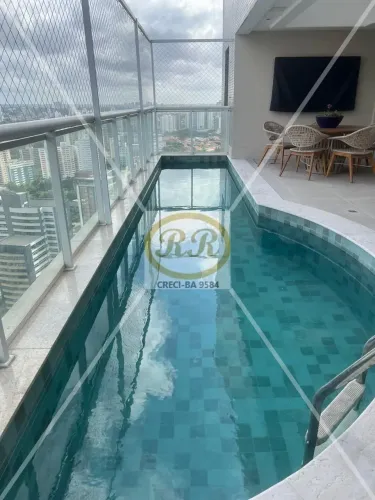 AQUARIUS, COBERTURA 323m², HORIZONTAL(SEM ESCADAS), VISTA MAR PANORÂMICA, 6 VAGAS SOLTAS!