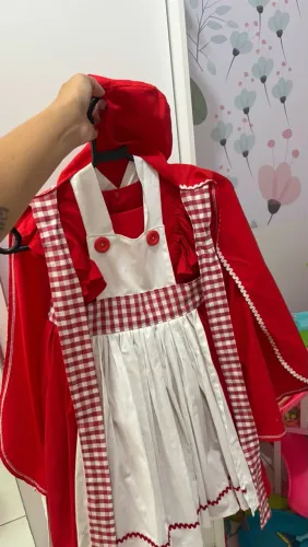 Vestido chapeuzinho vermelho 