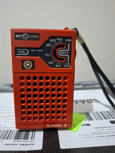 Motoradio Dunga II AM 4,5v em excelente estado de novo.foncionando perfeitamente.