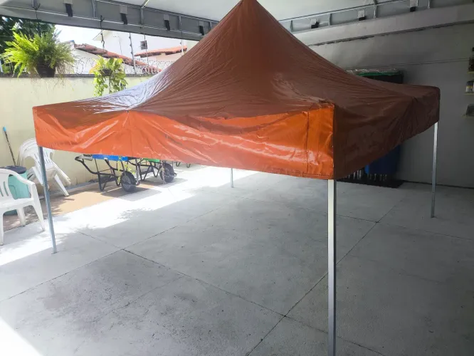 Tenda 3x3 Sanfonada Lona PVC