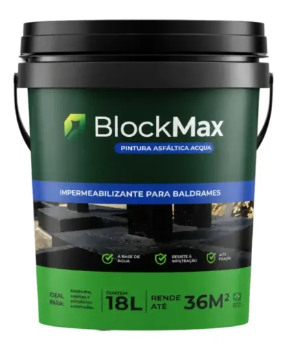 Block Max Impermeabilizante Pintura Asfáltica Acqua