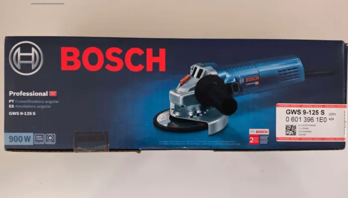 Esmerilhadeira BOSCH 900W com Regulagem