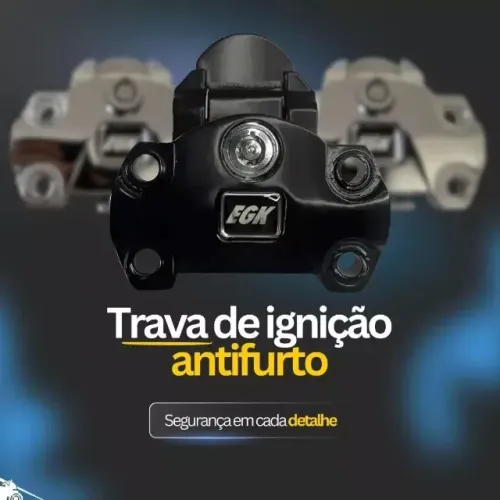 Trava Ignição Miolo Antifurto Start Fan Titan 150 160 - Cromado
