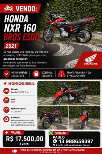Honda NXR BROS 160 ESDD