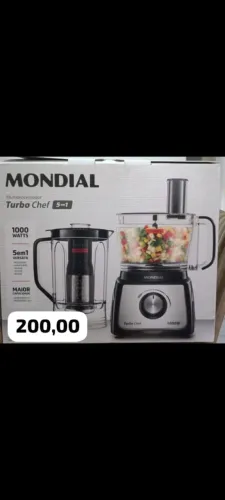 BAIXOOUUUU....PARA 200,00....Multi processador MONDIAL 5 em 1....zerado no plástico 