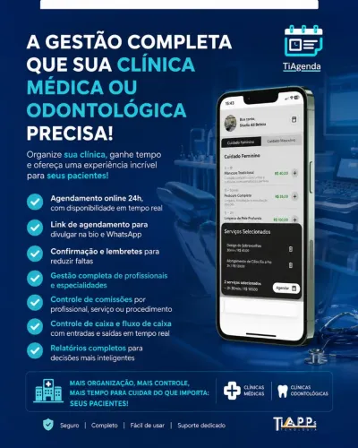 Sistema de agendamento para clínicas