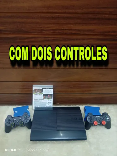 PlayStation super 3 com 45 joguinhos R$ 750,00