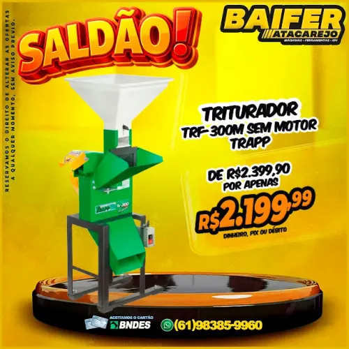 Triturador TRF-300M Sem Motor Trapp