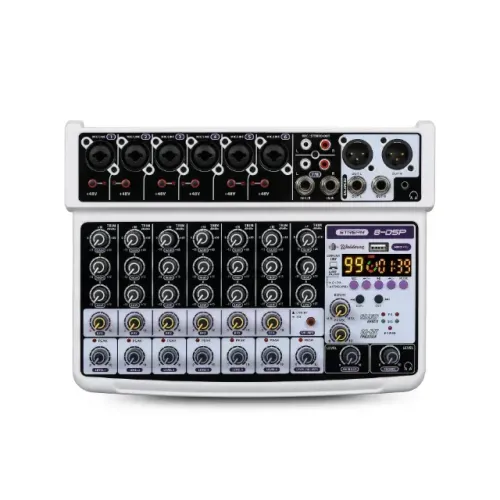 MESA DE SOM WALDMAN ST-8DSP (8 CANAIS / INTERFACE USB